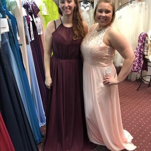 Maroon formal dress